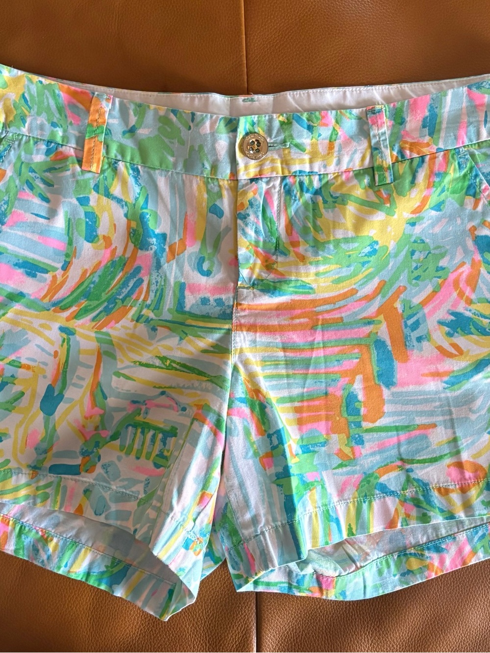 Lilly Women’s Pastel Multicolor Printed Casual Shorts